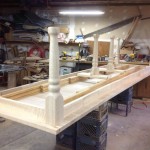 Poplar dining table