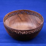 Walnut Pierced bowl