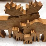 Carved-moose-